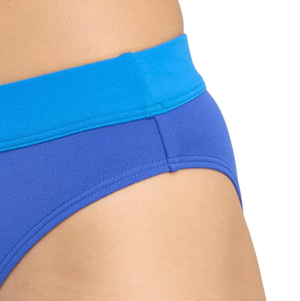 adidas Braguita del bikini Optimé Aqua Mid-Waist