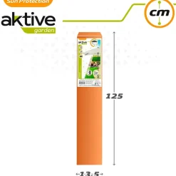 Aktive Altura del Poste del Balcón Aluminio 120x200 cm 38 mm 240 cm