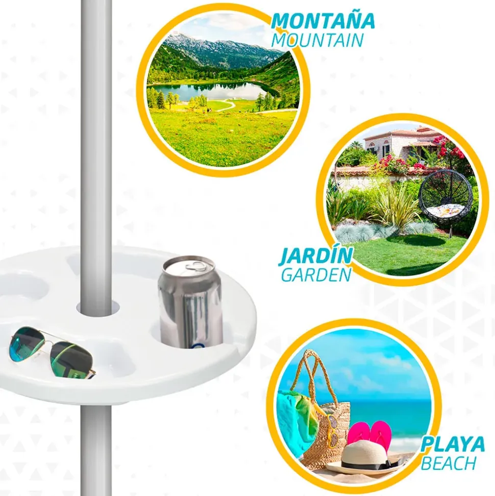 Aktive Bandeja para poste de sombrilla 62228 Ø29.5 cm