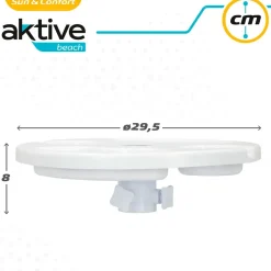 Aktive Bandeja para poste de sombrilla 62228 Ø29.5 cm