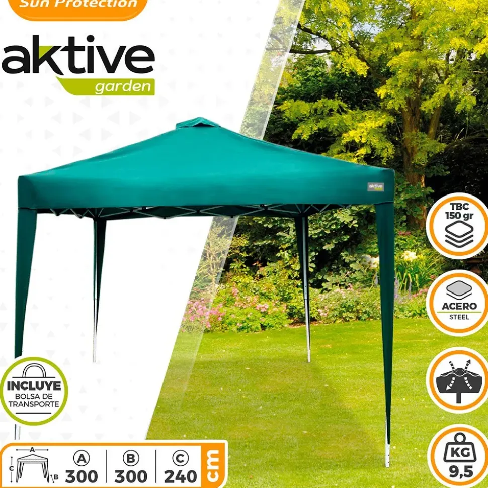 Aktive Cenador plegable Max Air con ventilación de chimenea