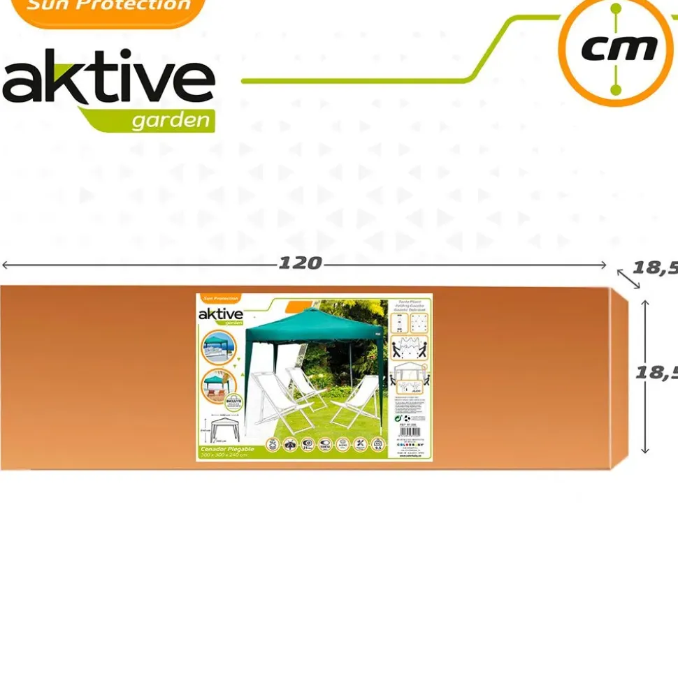 Aktive Cenador plegable Max Air con ventilación de chimenea