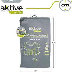 Aktive Funda Protectora Impermeable para Mesa Redonda