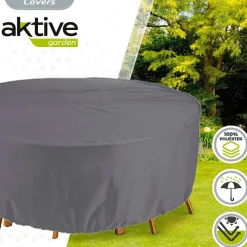 Aktive Funda Protectora Impermeable para Mesa Redonda