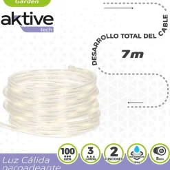 Aktive Manguera solar con tiras LED