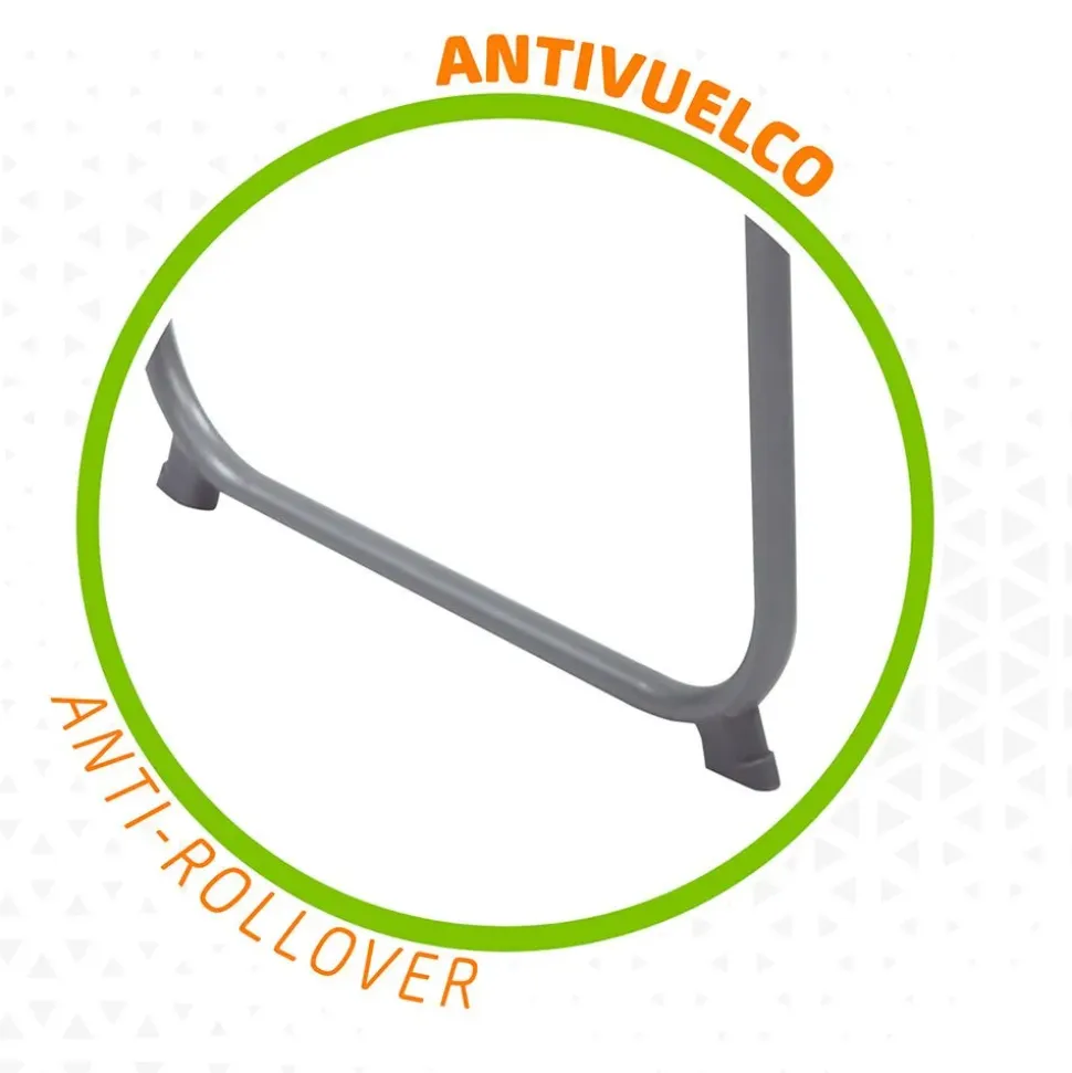 Aktive Mesa plegable de aluminio 60x40x50 cm