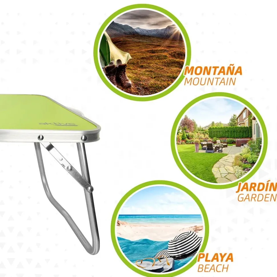Aktive Mesa plegable 60x40x26 cm
