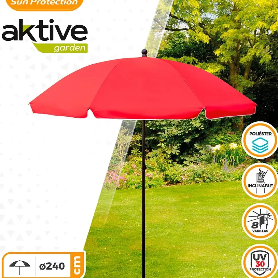 Aktive Paraguas con protección UV 240 cm