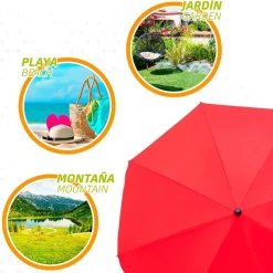 Aktive Paraguas con protección UV 240 cm