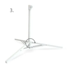 Aktive Pie de sombrilla plegable de 3 patas