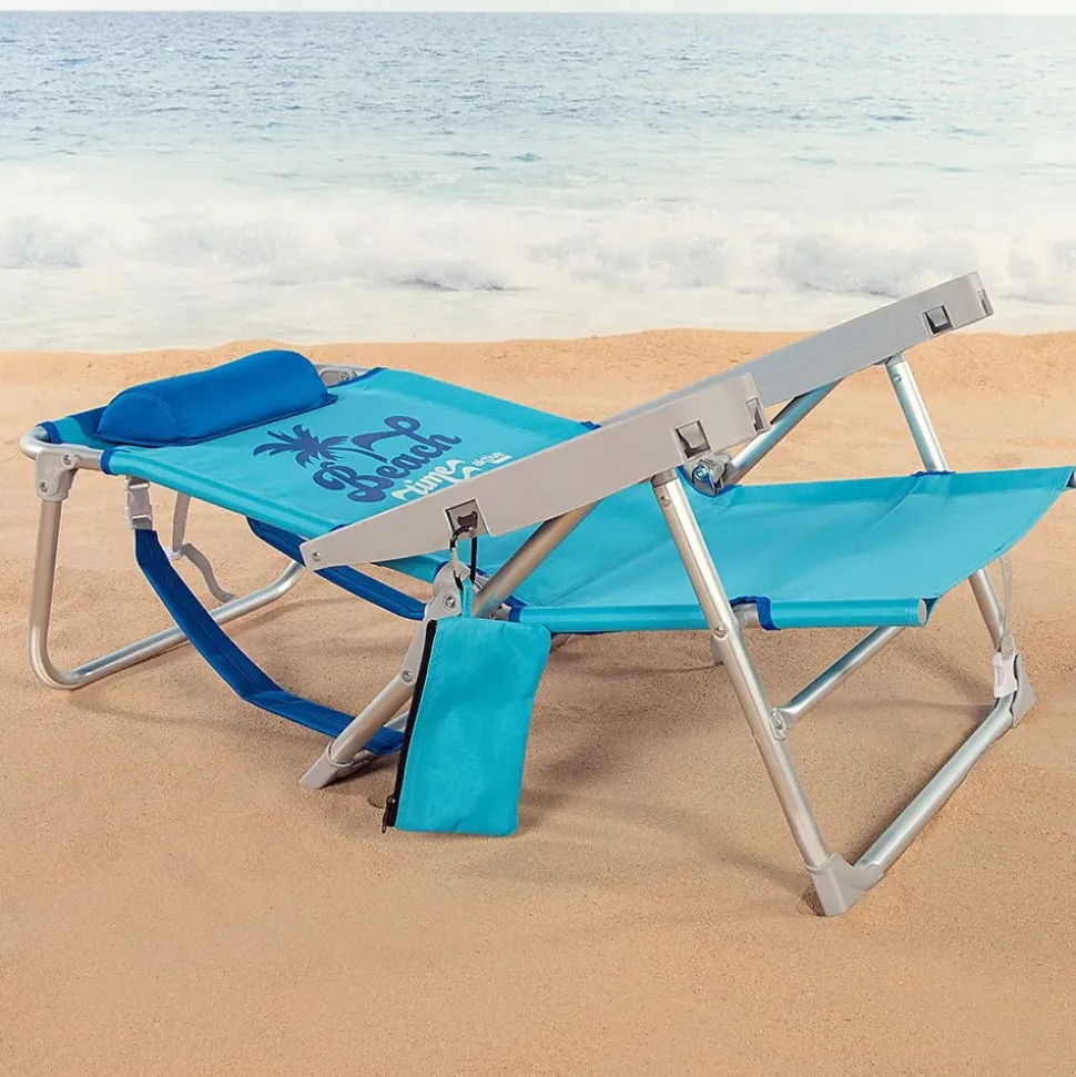 Aktive Silla de playa Low Toe 5 Positions With Cushion And Removable Bag