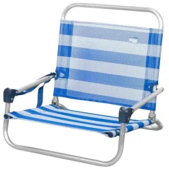 Aktive Silla plegable de aluminio baja 51x44x46 cm