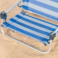 Aktive Silla plegable de aluminio baja 51x44x46 cm