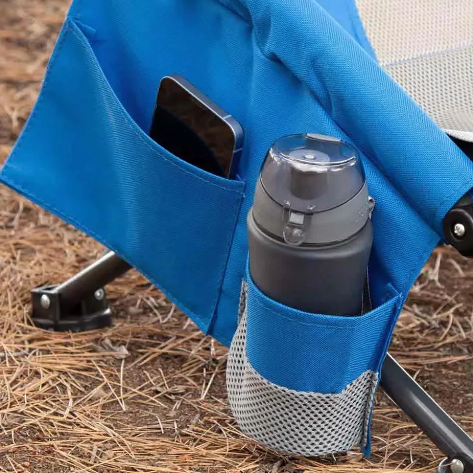 Aktive Silla plegable de aluminio baja 56x46x94 cm