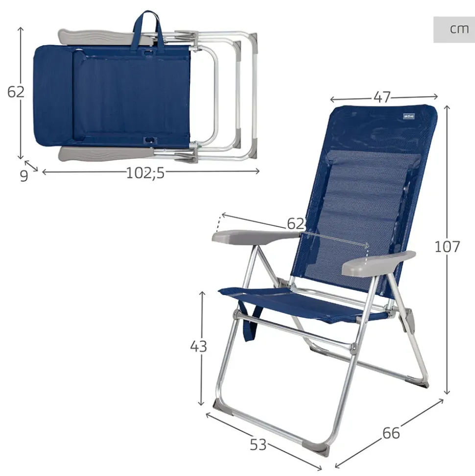 Aktive Silla plegable delgada
