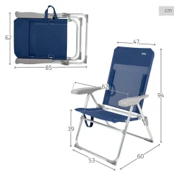 Aktive Silla plegable delgada