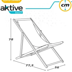 Aktive Silla plegable 56x77.5x78 cm