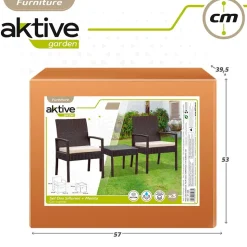 Aktive 2 Sillones Con Mesas