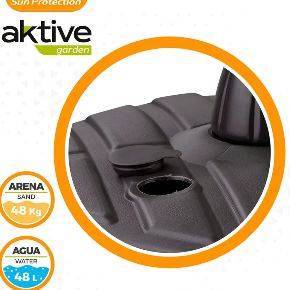 Aktive -Sombrilla base 42kg 57x56x40 cm
