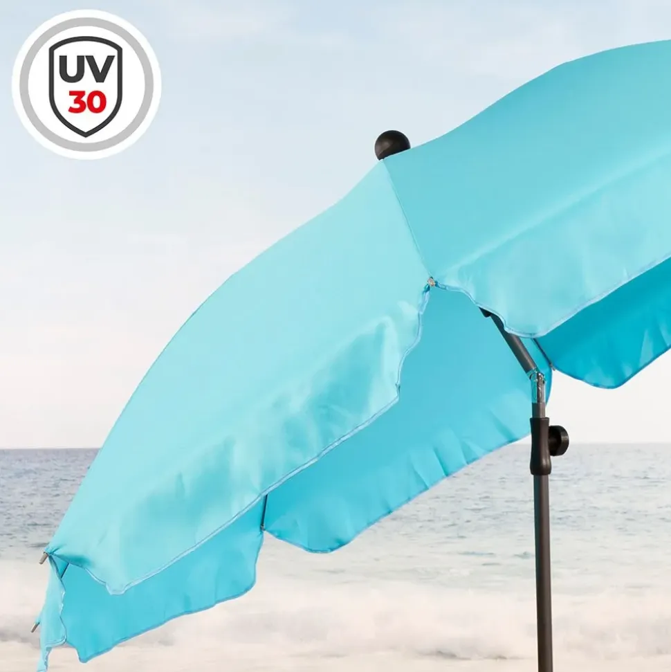 Aktive Sombrilla de playa Ø200cm UV30 inclinable mast