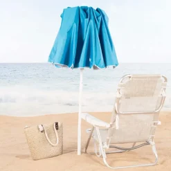 Aktive Sombrilla de playa plegable UV50 180 cm