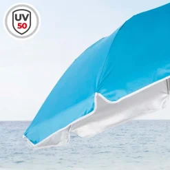 Aktive Sombrilla de playa plegable UV50 180 cm