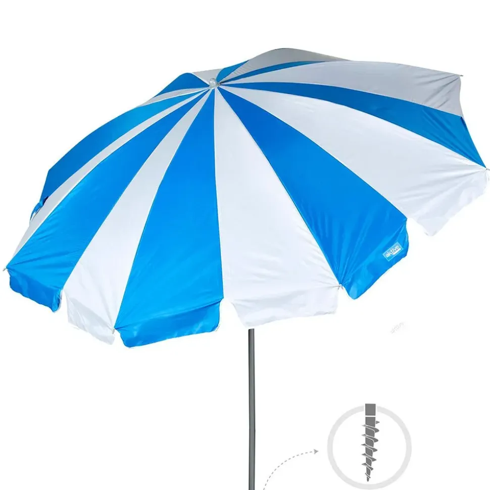 Aktive Sombrilla de playa Twister Ø200cm UV50 inclinable mast