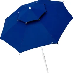 Aktive Sombrilla octogonal con poste de metal doble techo y protección UV30 280 cm