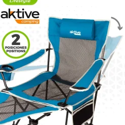 Aktive Tumbona 62x168x95 cm reacondicionado