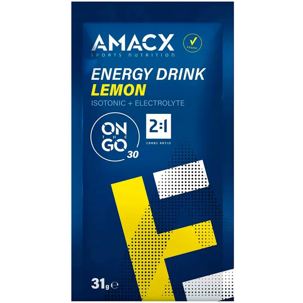 Amacx Bebida energética monodosis On The GO Limón 42g