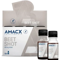 Amacx Energía Beet Shot 500mg 12 unidades