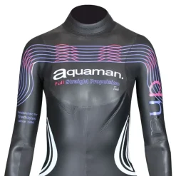 Aquaman Traje de neopreno de manga larga para aguas abiertas DNA