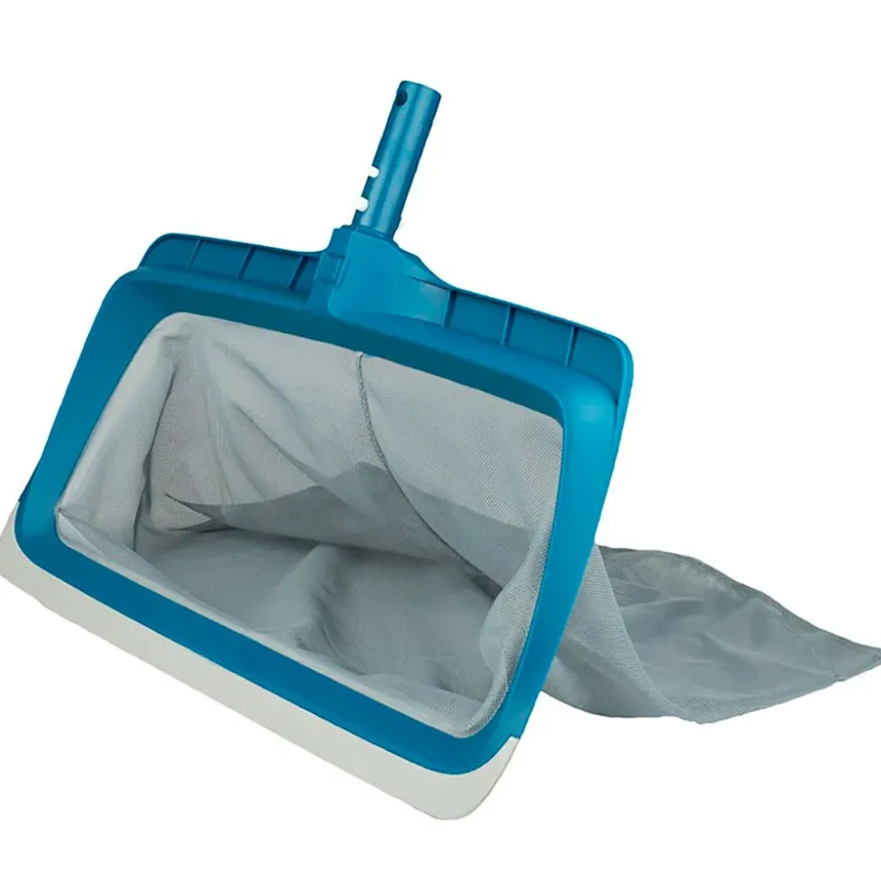 Astralpool Bolsa recolectora de hojas con línea azul y cierre de clip