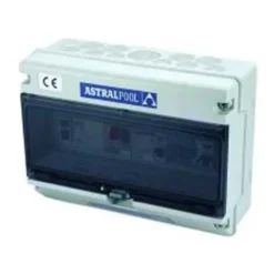 Astralpool Caja de control tipo D 25728 para bombas con protección de sobrecarga y luz subacuática con protección diferencial
