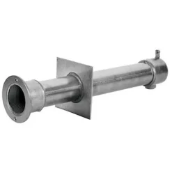 Astralpool 00327 Conducto de pared Inox AISI304 L240mm con rosca interior de 1 1/2 en ambos extremos