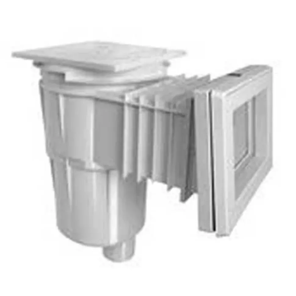Astralpool Cubierta cuadrada de boca larga estándar para skimmer de piscina de 6º 35665 Poliéster 17.5L