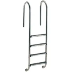Astralpool Escalera de piscina Muro AISI316 de 5 peldaños de lujo