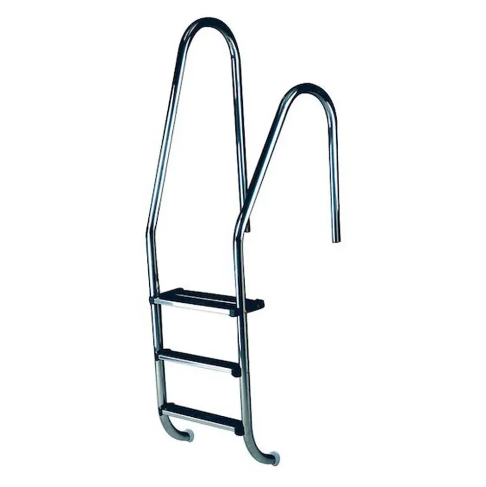 Astralpool Escalera de piscina estándar AIXI316 de 1 peldaño + 1 peldaño doble de seguridad no simétrico