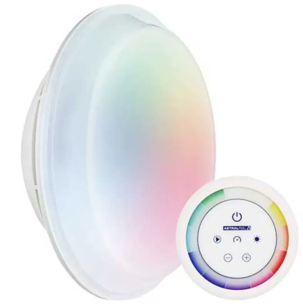 Astralpool Lámpara y control remoto Plug&Play PAR56 RGB 2000 Lumens 2 unidades reacondicionado
