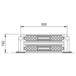 Astralpool Paso de seguridad 70662 Double AISI316