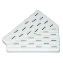 Astralpool Placa polipropileno para esquina de canal rebosadero 22388 45º h22mm L250mm L1_245mm
