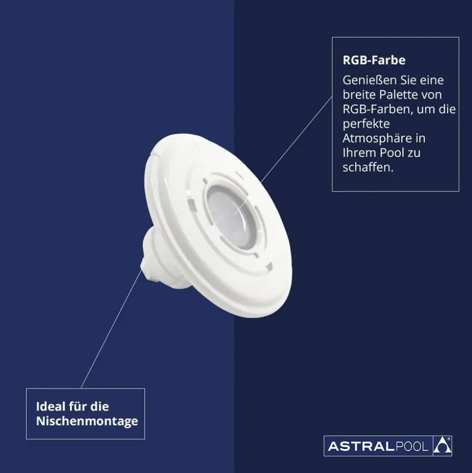 Astralpool Proyector 76682 Essential Mini RGB For Niche Mounted