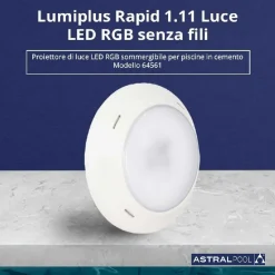 Astralpool Proyector 64561 LumiPlus Essential Rapid RGB RC1100 For Concrete Pool