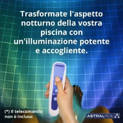 Astralpool Proyector 64561 LumiPlus Essential Rapid RGB RC1100 For Concrete Pool
