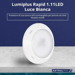 Astralpool Proyector 64339 LumiPlus Essential Rapid White For Liner Pool
