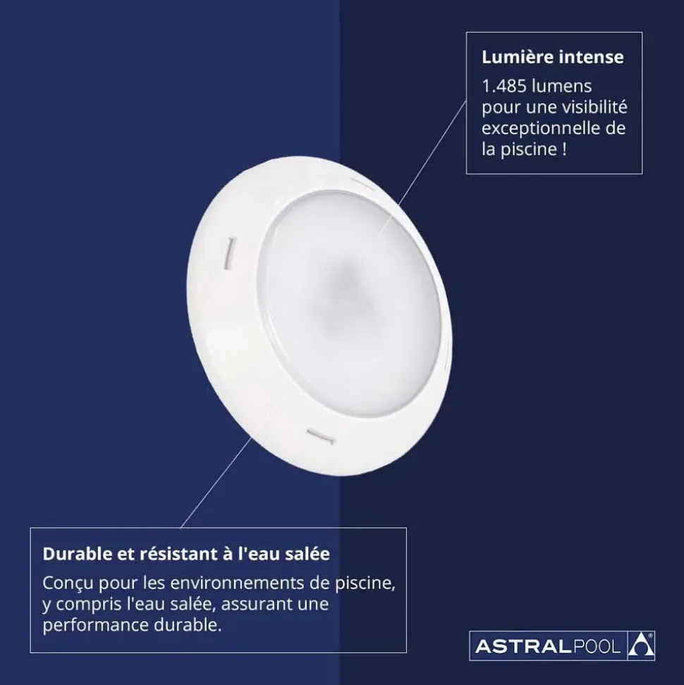 Astralpool Proyector 62327 LumiPlus Essential Rapic White For Concrete Pool