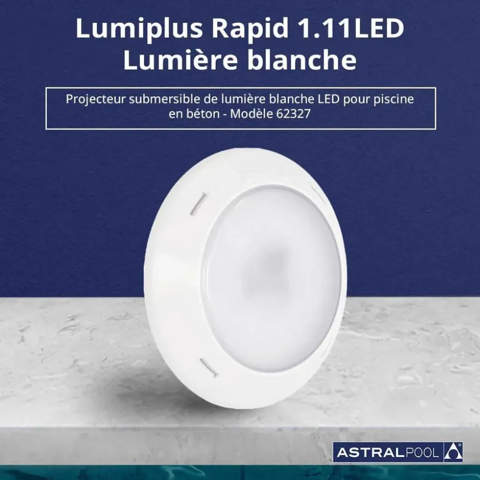 Astralpool Proyector 62327 LumiPlus Essential Rapic White For Concrete Pool