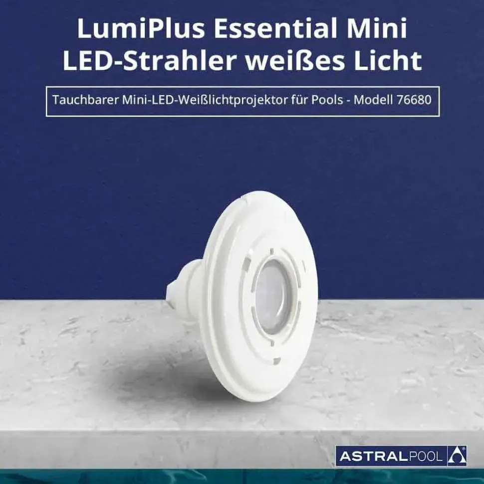 Astralpool Proyector 76680 Mini White Niche Mounted