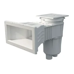 Astralpool 11311 skimmer boca larga estándar cubierta cuadrada para piscinas de liner 17.5L reacondicionado