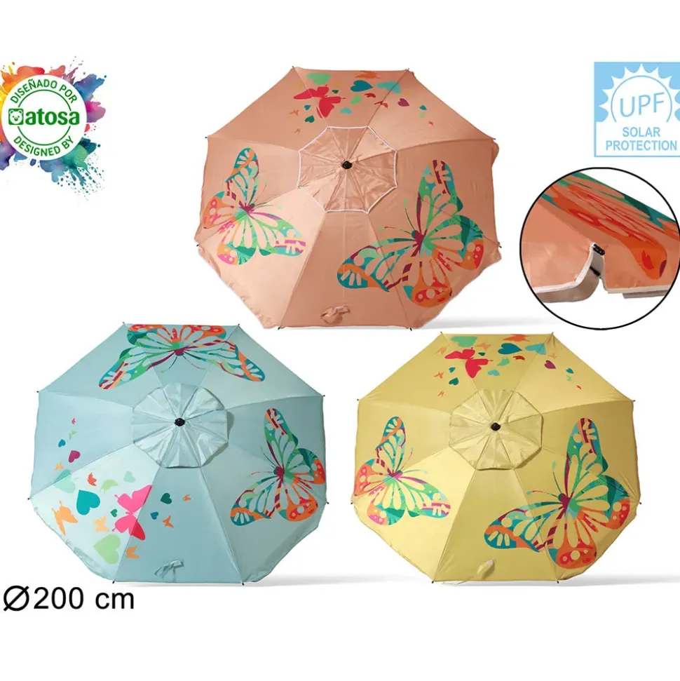 Atosa Parasol orientable de aluminio OrxFord Fadon 3 Surtido 22/25 mm 200 cm